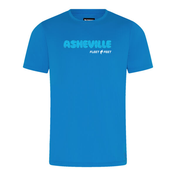 Men's Fleet Feet Custom Prevail Performance Run Tee - Scuba Blue Thumbnail