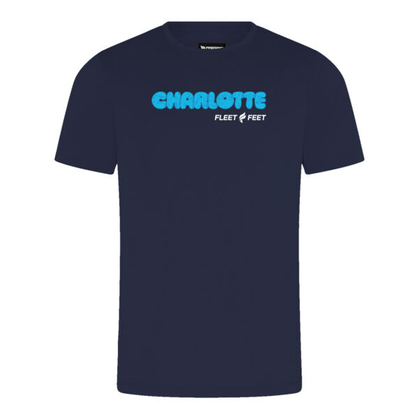 Men's Fleet Feet Custom Prevail Performance Run Tee - NAVY Thumbnail